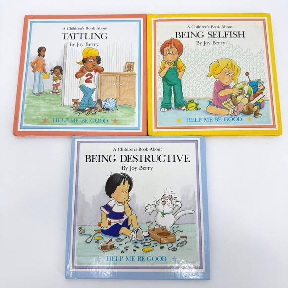 Other - Lot 3‎ Help Me Be Good Books by Joy Berry Tattling Being Selfish